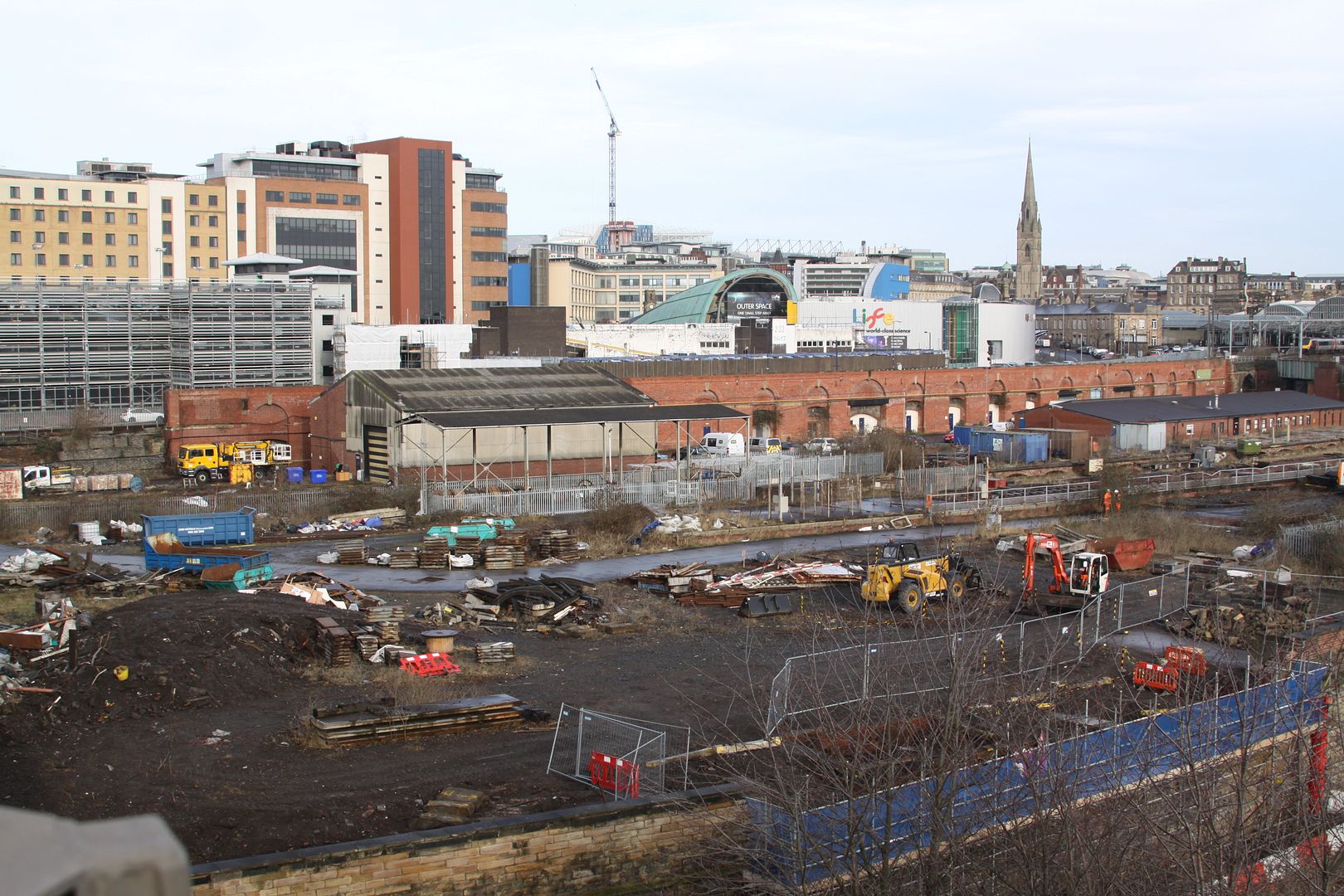 The Historic FORTH BANKS Goods Yard area around Pottery Lane General